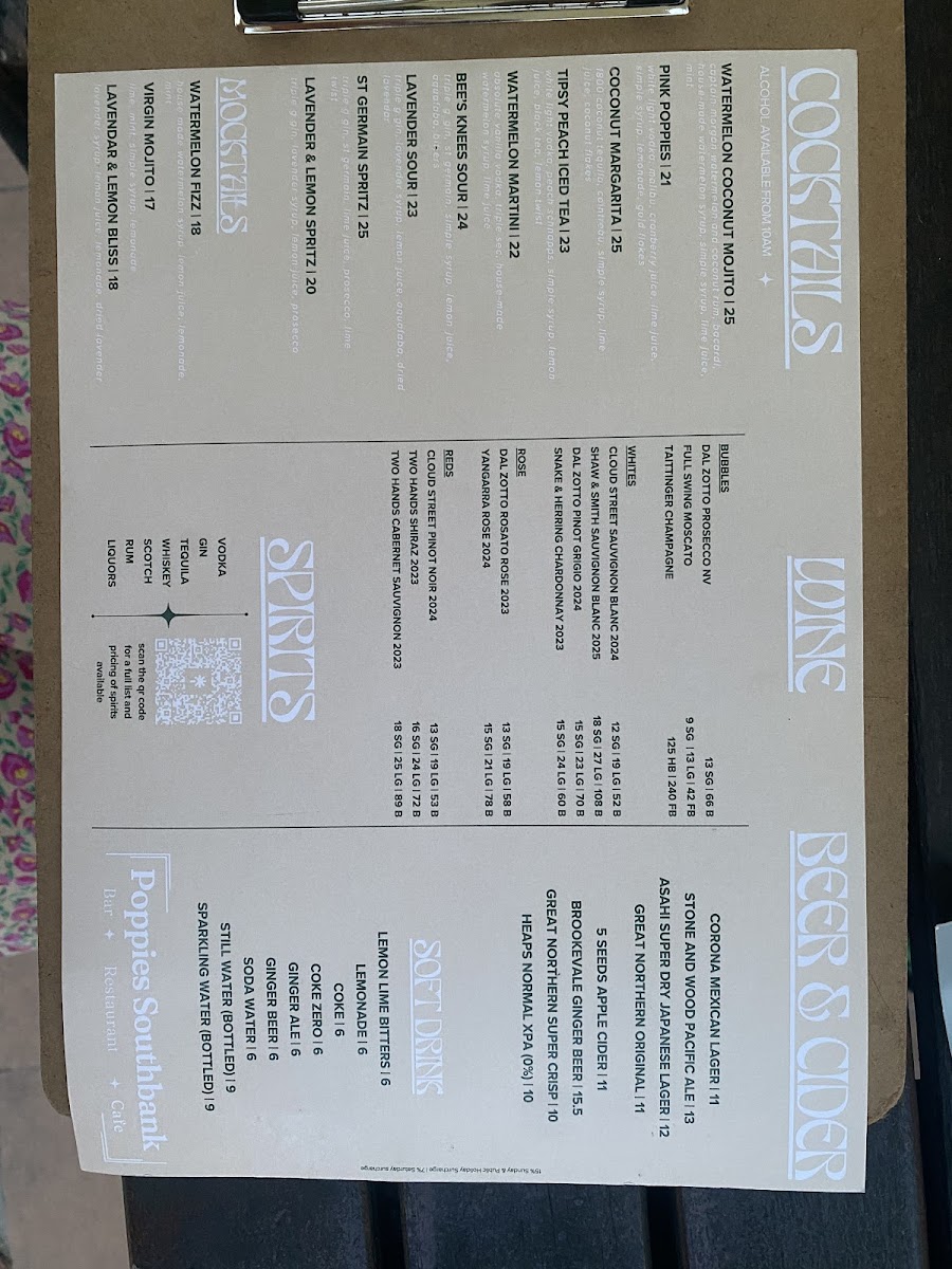 Menu Poppies Southbank-6